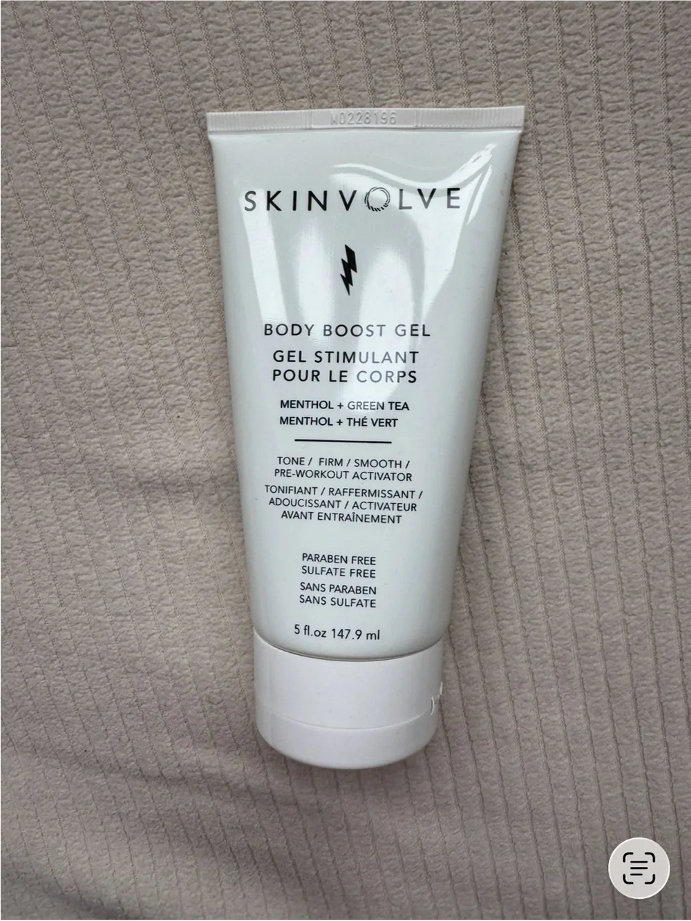 Skinvolve Body Boost Gel with Menthol and Green Tea 5 oz New
